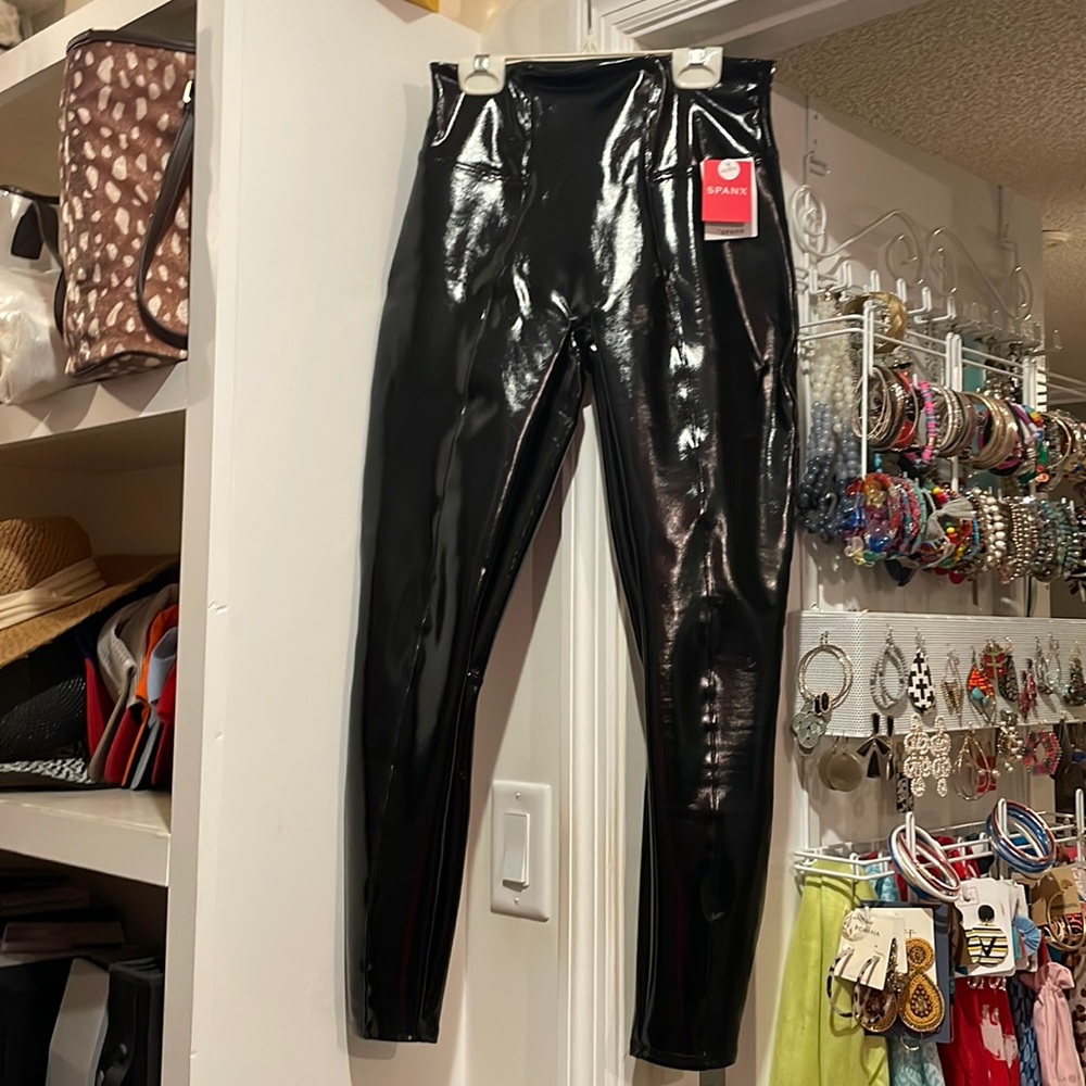 Leather spanx